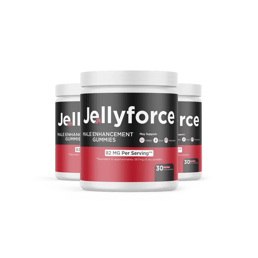 Jellyforce three-jar pack, 3 jars of chewable gummies