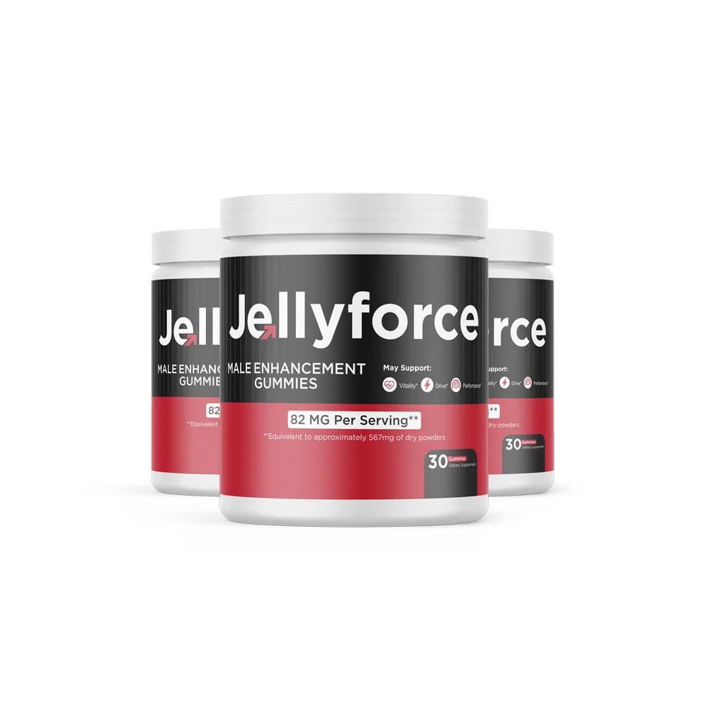 Jelly Force 3 bottle package, a 90 day supply with free US shipping
