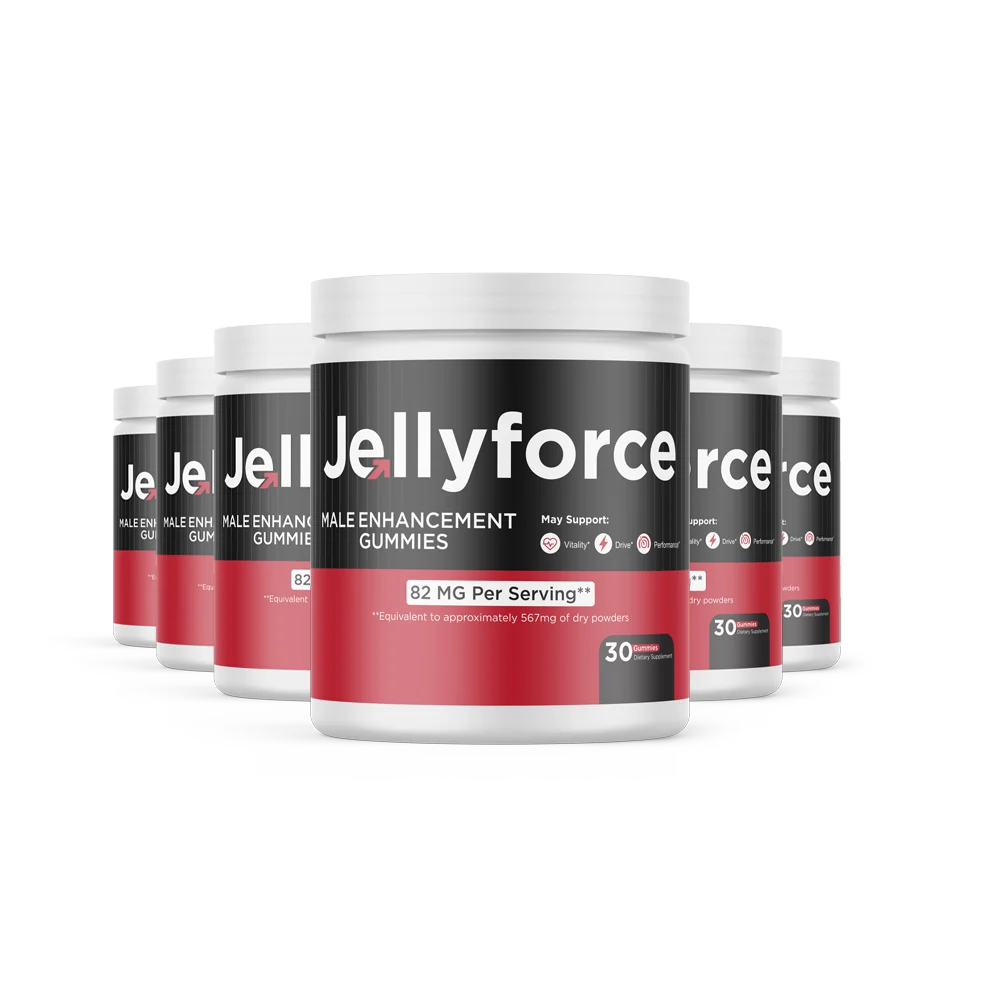 Jelly Force 6 bottle package, a 180 day supply with free US shipping