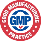 Good Manufacturing Practice certified facility mark