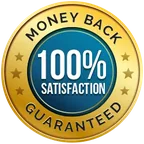 100% satisfaction guaranteed mark
